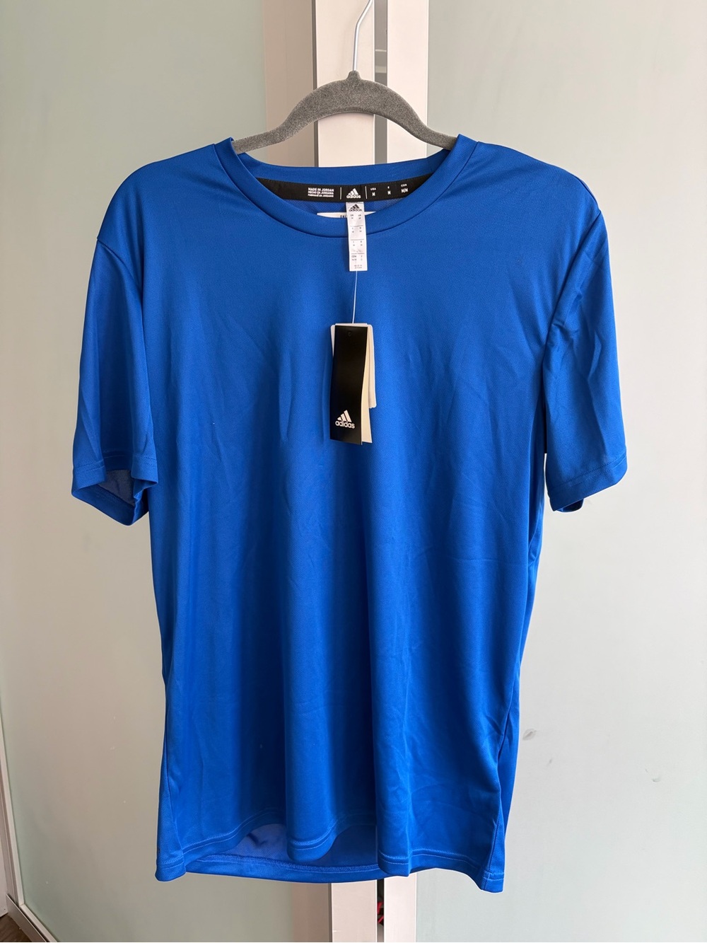Adidas Men's Clima Tech Performance T-Shirt in Royal Blue